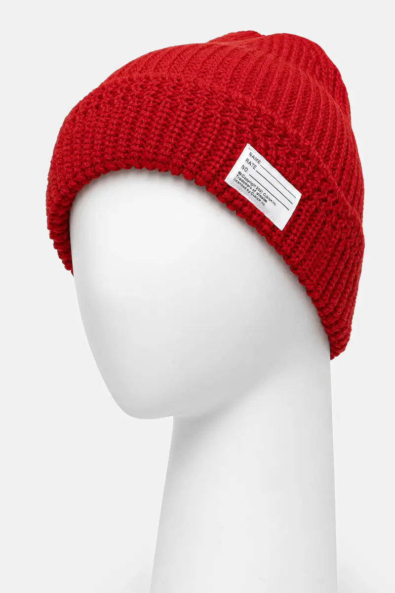 berretto in lana KNIT BEANIE colore rosso 125203003010 miniatura 2
