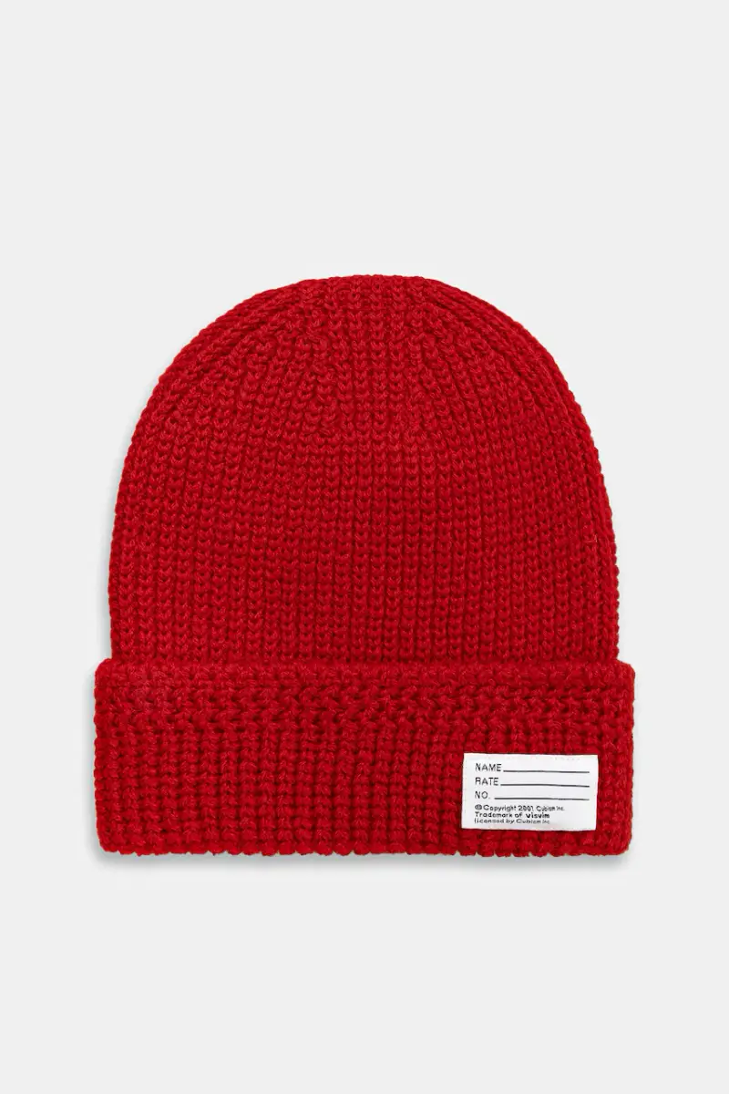 berretto in lana KNIT BEANIE colore rosso 125203003010