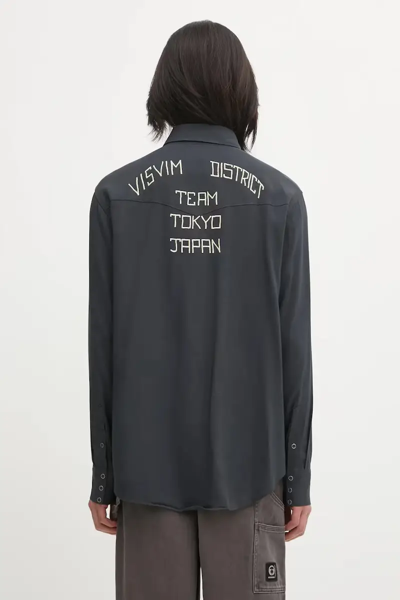 camicia FOUR CORNERS L.S uomo colore grigio 125205011007 miniatura 3