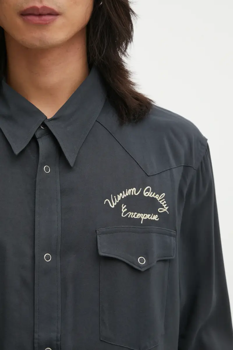 camicia FOUR CORNERS L.S uomo colore grigio 125205011007 miniatura 4