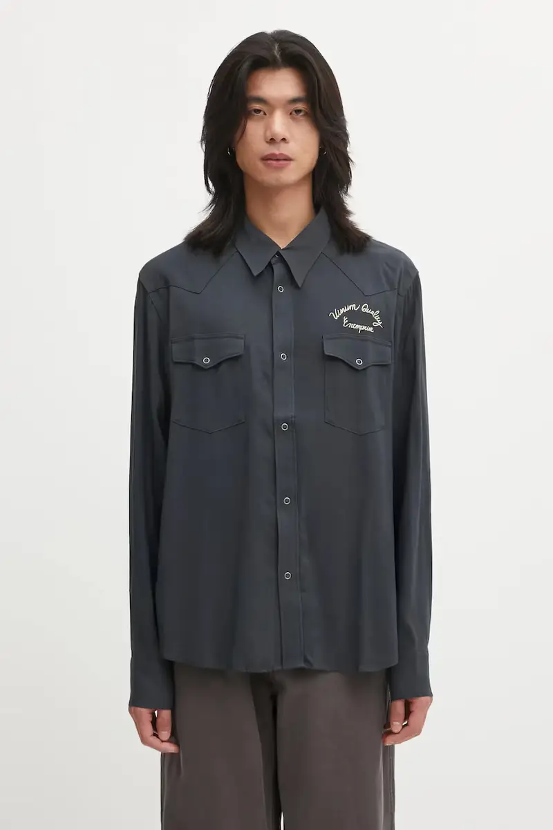 camicia FOUR CORNERS L.S uomo colore grigio 125205011007