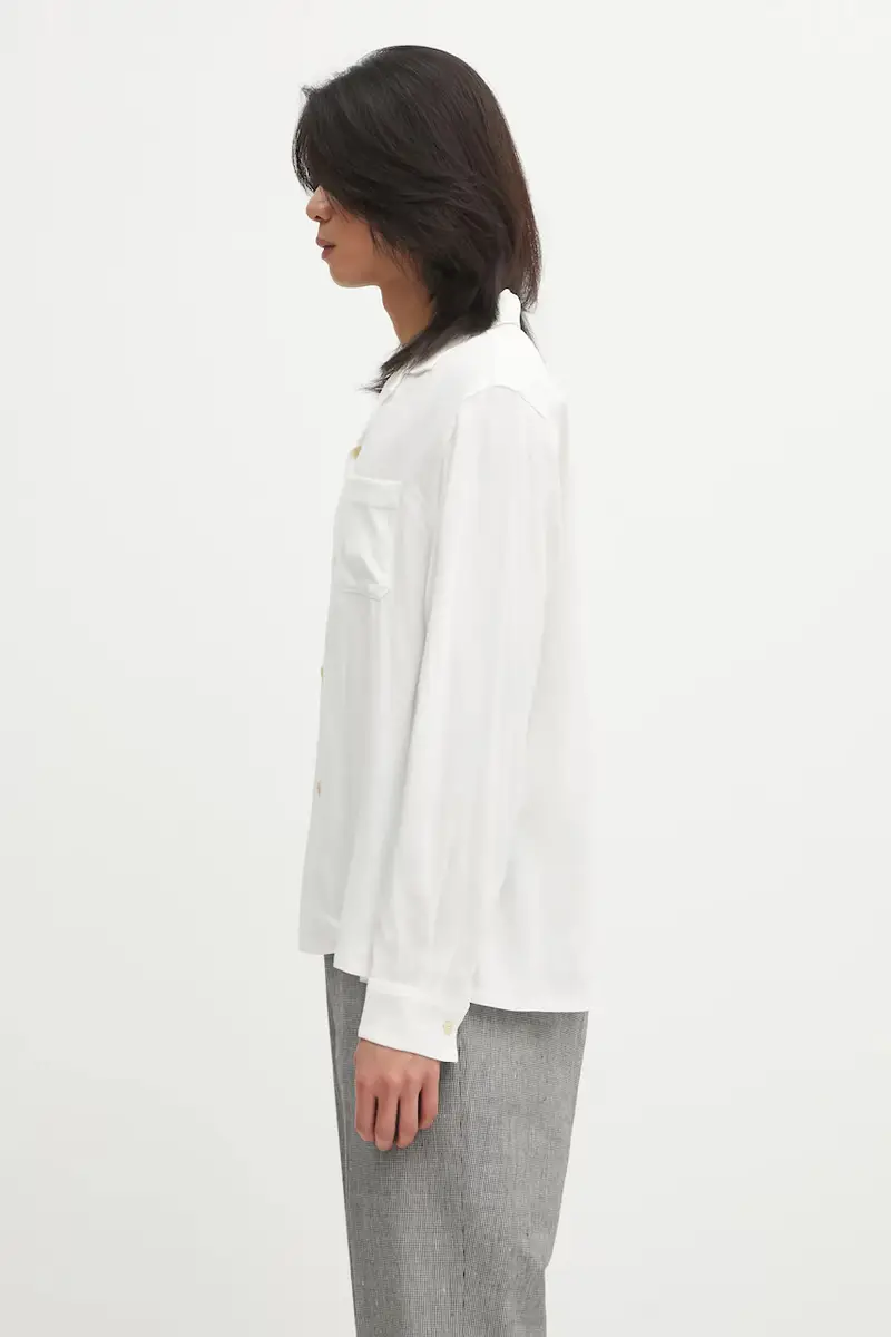 camicia KEESEY SHIRT L.S uomo colore bianco 125205011006 miniatura 2