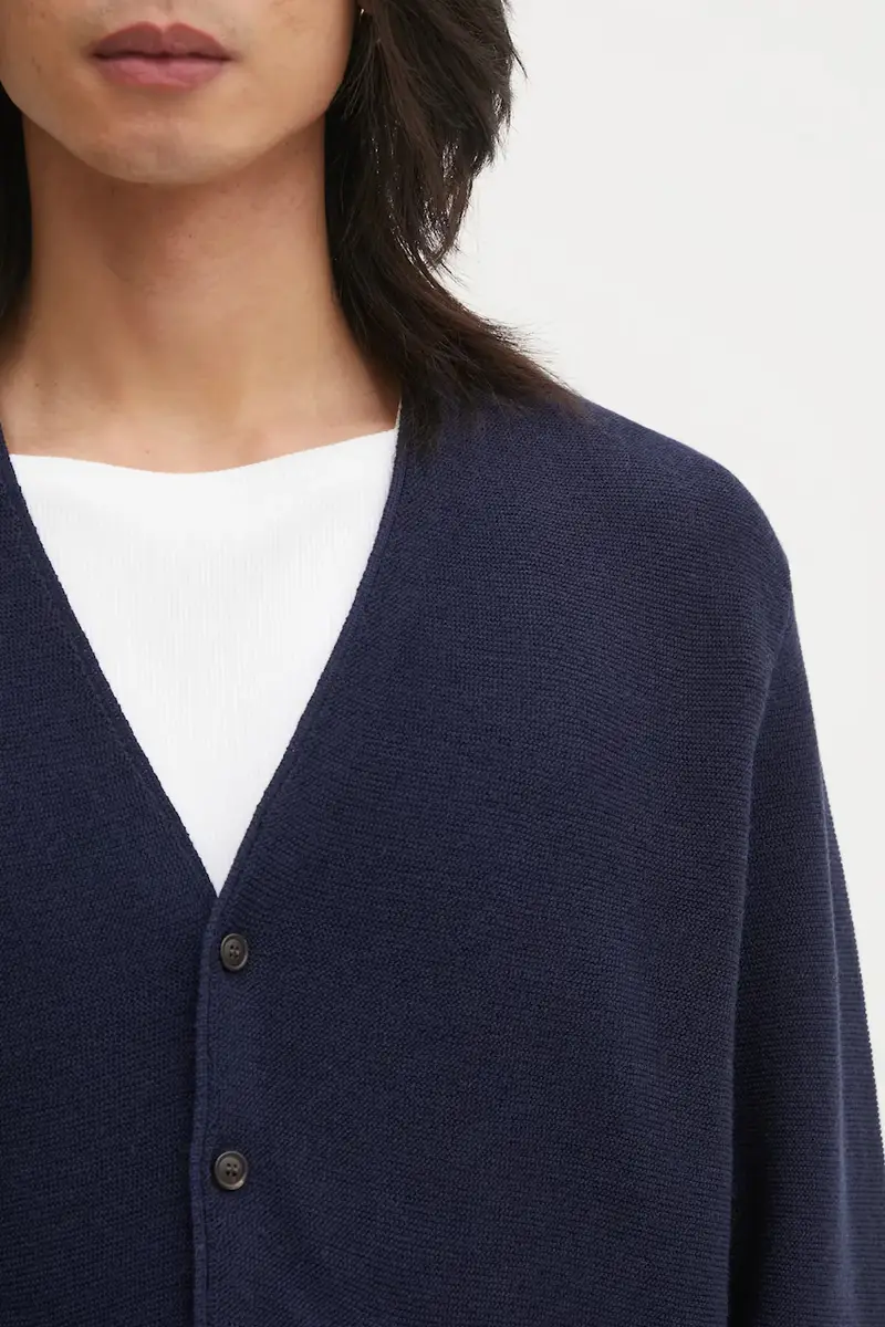 Visvim Cardigan Uomo Blu 3830415 miniatura 4