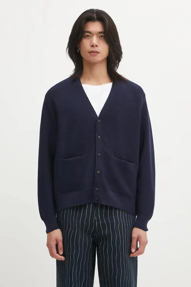 Visvim Cardigan Uomo Blu 3830415