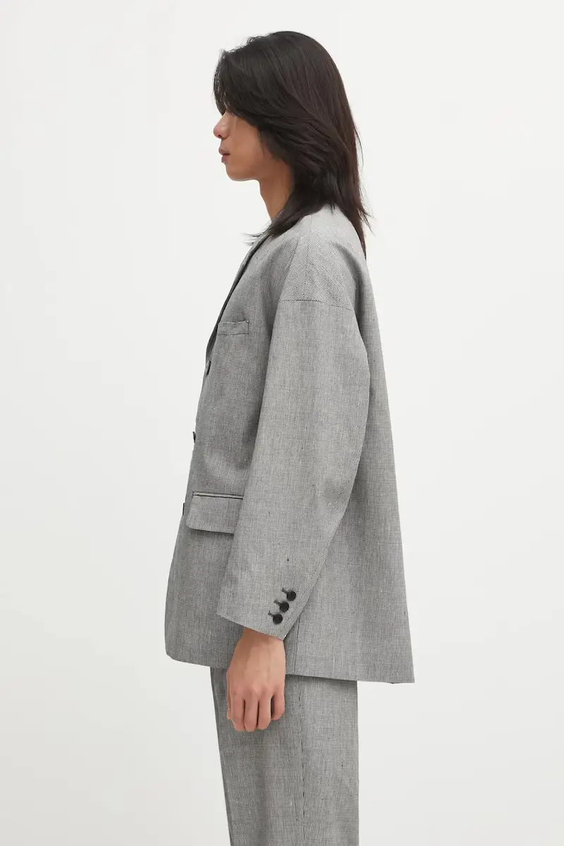 giacca con lana HAMMONS JKT SANTOME colore nero 125205013010 miniatura 2