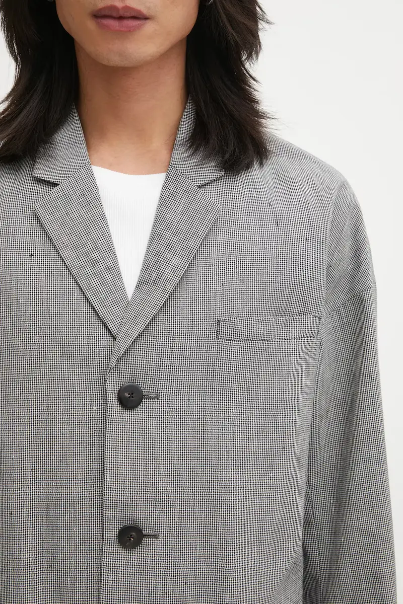 giacca con lana HAMMONS JKT SANTOME colore nero 125205013010 miniatura 4