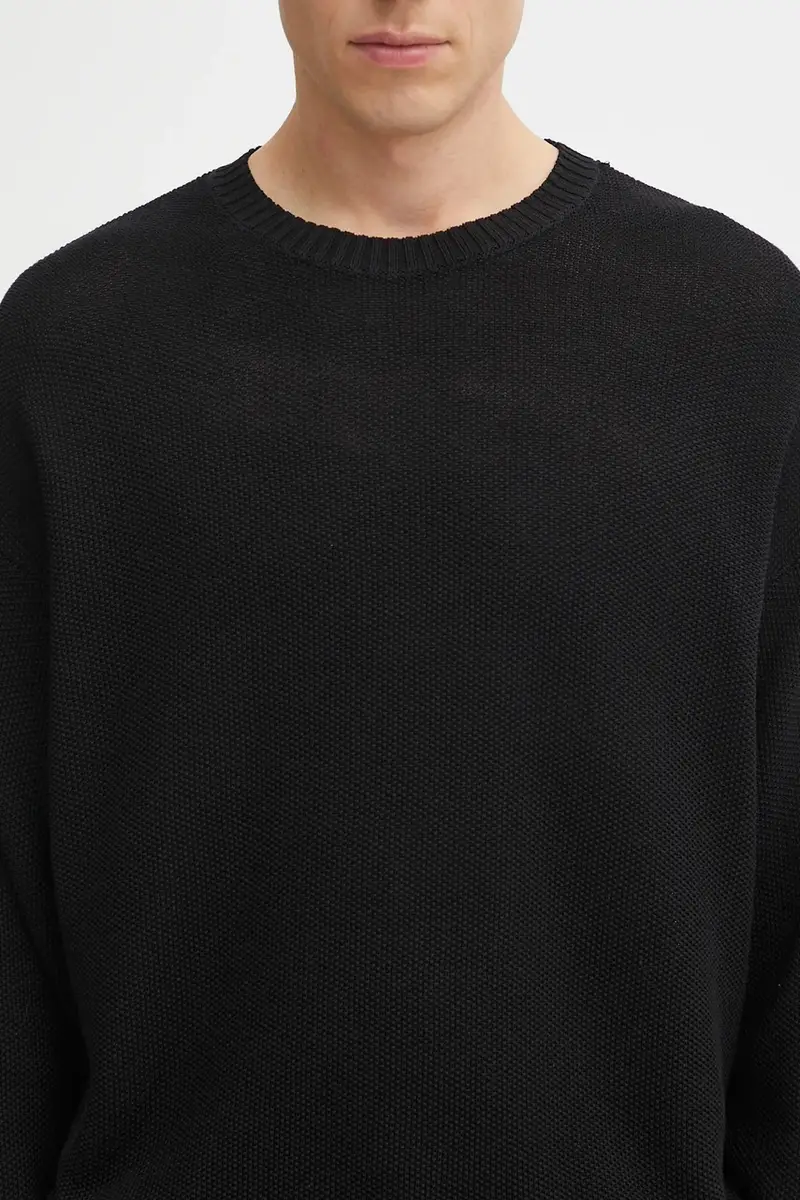 maglione con seta jumbo sb knit colore nero 125105012003 miniatura 4