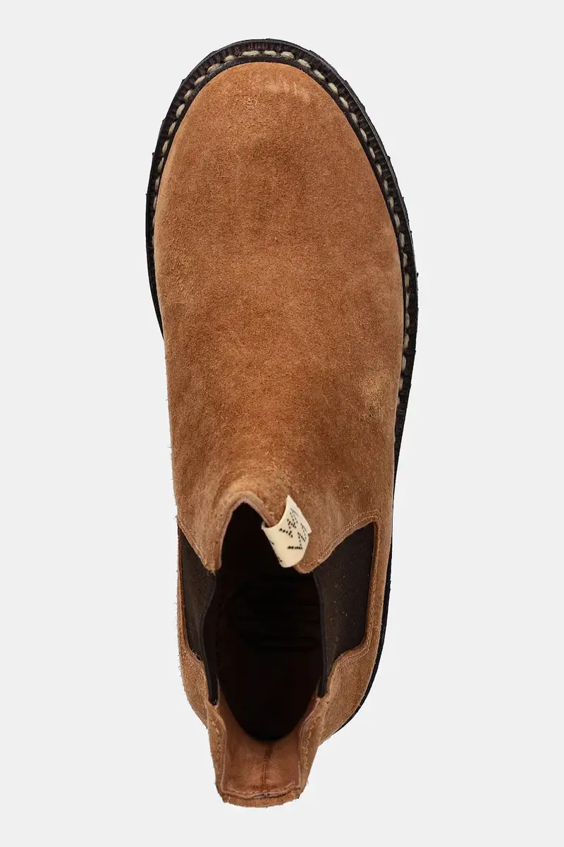 Visvim Stivaletti Chelsea Uomo Marrone 3890664 miniatura 4