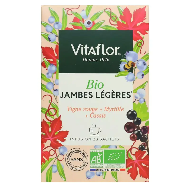 Vitaflor Floralis Tisana Gambe Leggere Bio 20 bustine