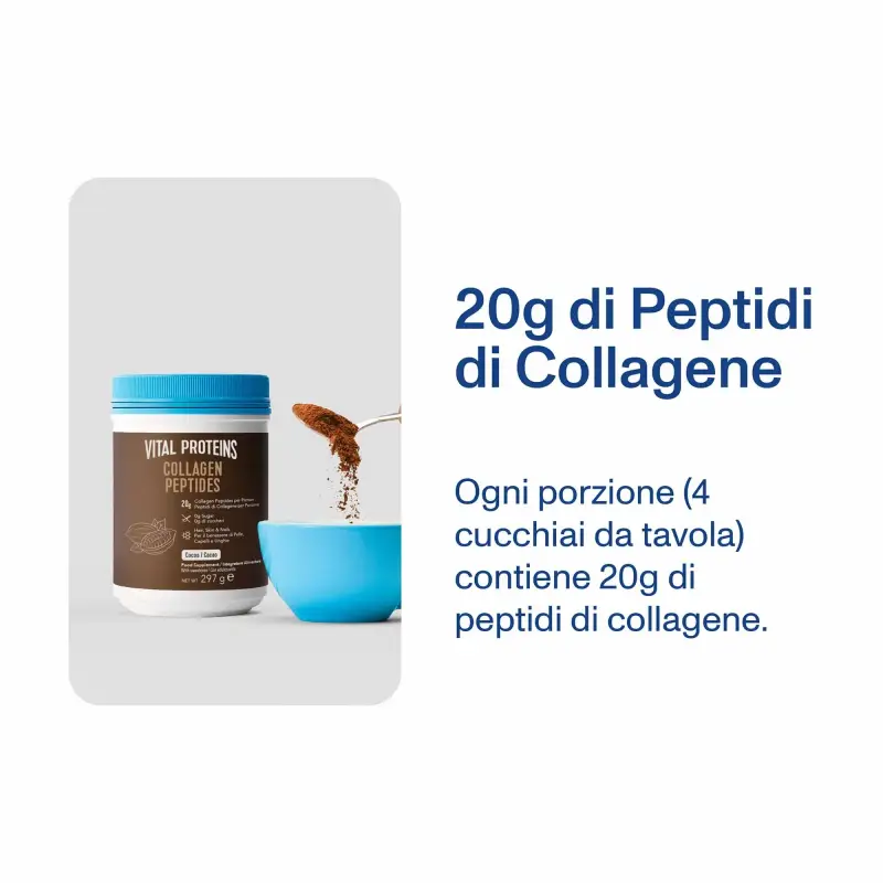 Integratori Alimentari Collagen Peptides Cacao - Integratori capelli, Integratori corpo, Integratori viso miniatura 4
