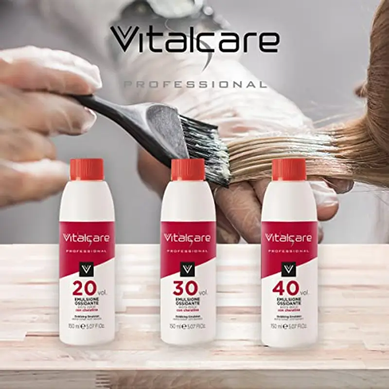 Vitalcare | Emulsione Ossidante 20 Volumi, Ossidante per Capelli Extra Dolce con Cheratina, Ravvivante Colore, Compatibile con Creme Coloranti, 150 ml miniatura 3