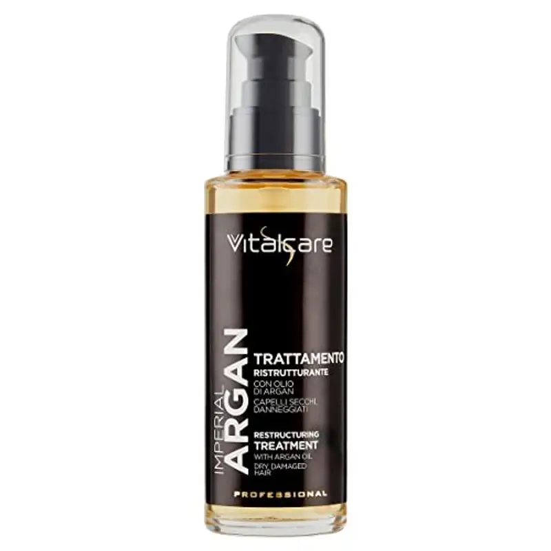 Vitalcare | Imperial Argan - Trattamento Capelli Ristrutturante con Olio d'Argan, Olio di Lino, Oil Complex per Capelli