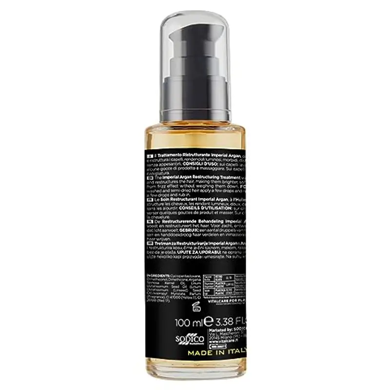 Vitalcare | Imperial Argan - Trattamento Capelli Ristrutturante con Olio d'Argan, Olio di Lino, Oil Complex per Capelli miniatura 2