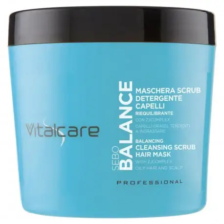 Sebo Balance - Maschera Scrub Per Capelli Grassi 400 Ml