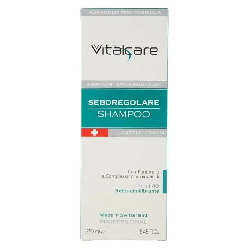 Vital Care Shampoo Seboregolatore Capelli Grassi 250 Ml