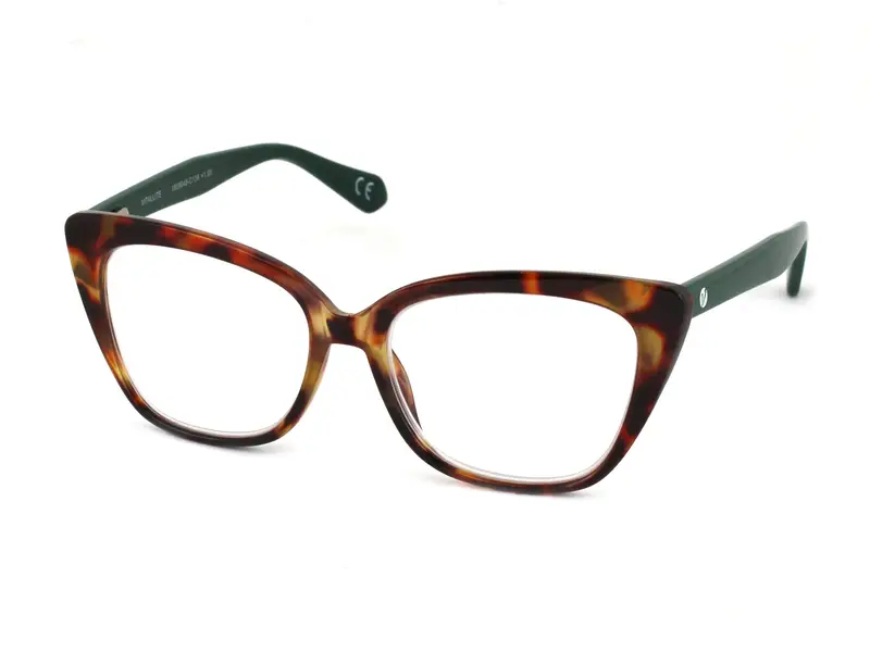 Vitallite Donna MOD. 511 Occhiali da lettura Acetato Nero Farfalla miniatura 2