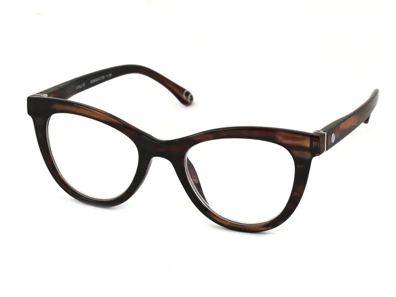 Vitallite Donna MOD. 512 Occhiali da lettura Acetato Tartaruga Farfalla miniatura 2