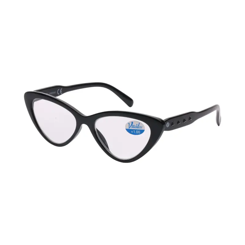 Donna MOD. 526 Occhiali da lettura Acetato Nero Cat Eye