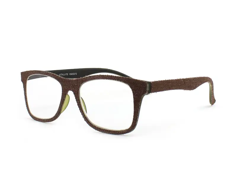 Unisex MOD 475 Occhiali da lettura Plastica Marrone