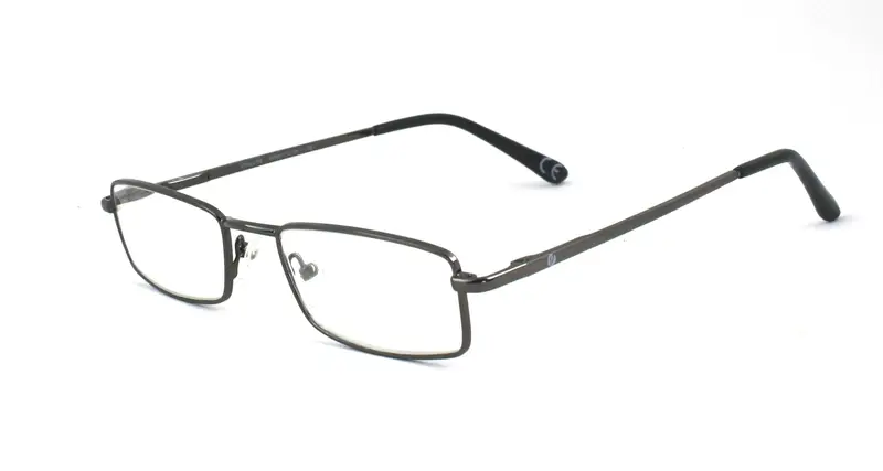 Vitallite Unisex MOD. 502 BLUE BLOCK ORO/01 Occhiali da lettura Metallo Argento Squadrata Anti-luce blu miniatura 2