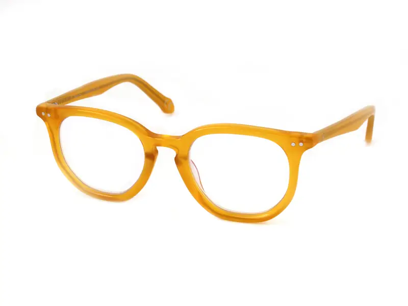 Vitallite Unisex MOD. 508 BLUE BLOCK HMC Occhiali da lettura Acetato Giallo Pantos Anti-luce blu miniatura 3