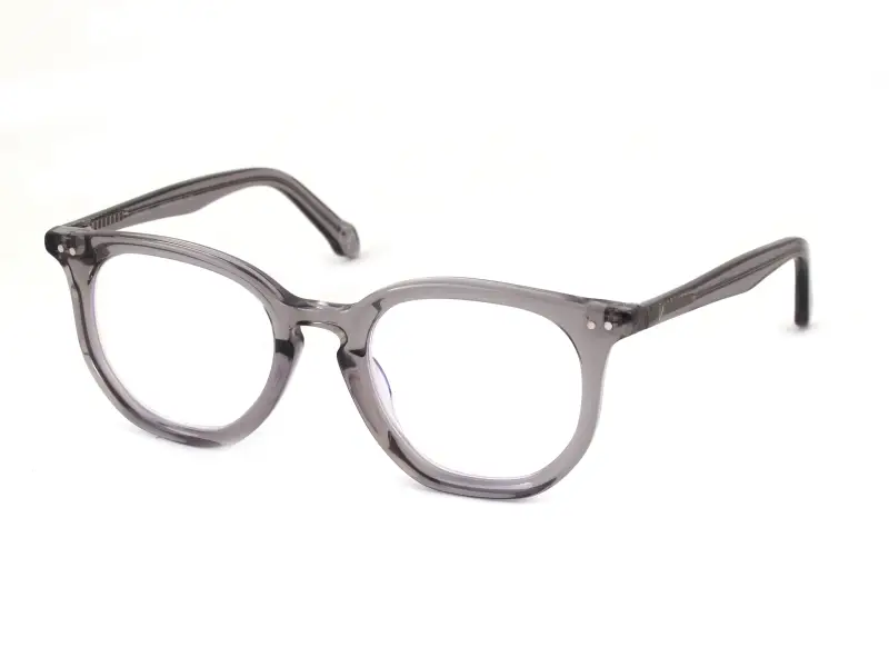 Unisex MOD 508 BLUE BLOCK HMC Occhiali da lettura Acetato Giallo Pantos Anti-luce blu miniatura 2