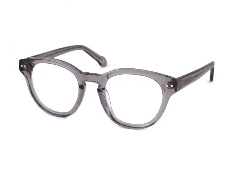 Unisex MOD. 509 BLUE BLOCK HMC Occhiali da lettura Acetato Grigio Pantos Anti-luce blu miniatura 2