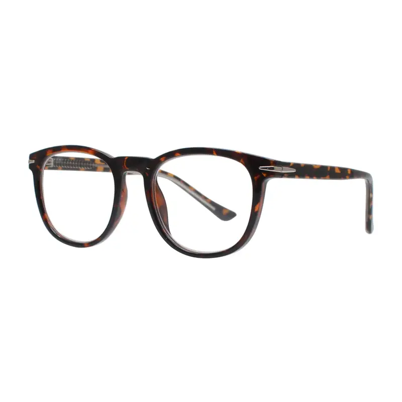 Unisex MOD. 541 Occhiali da lettura Acetato Nero Rotonda miniatura 3