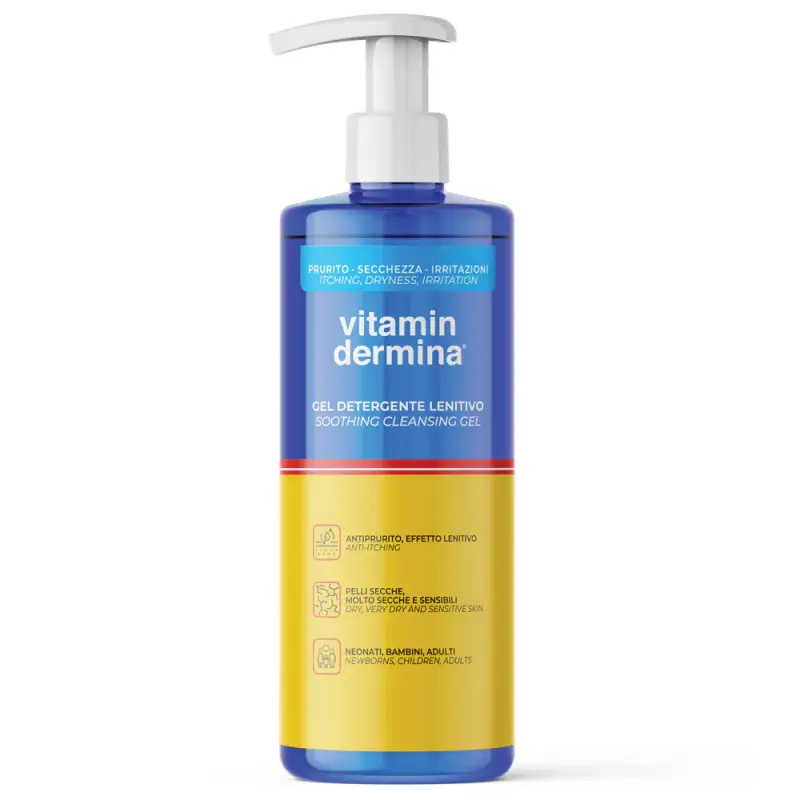 Vitamindermina Gel Detergente Lenitivo - Detergente intimo