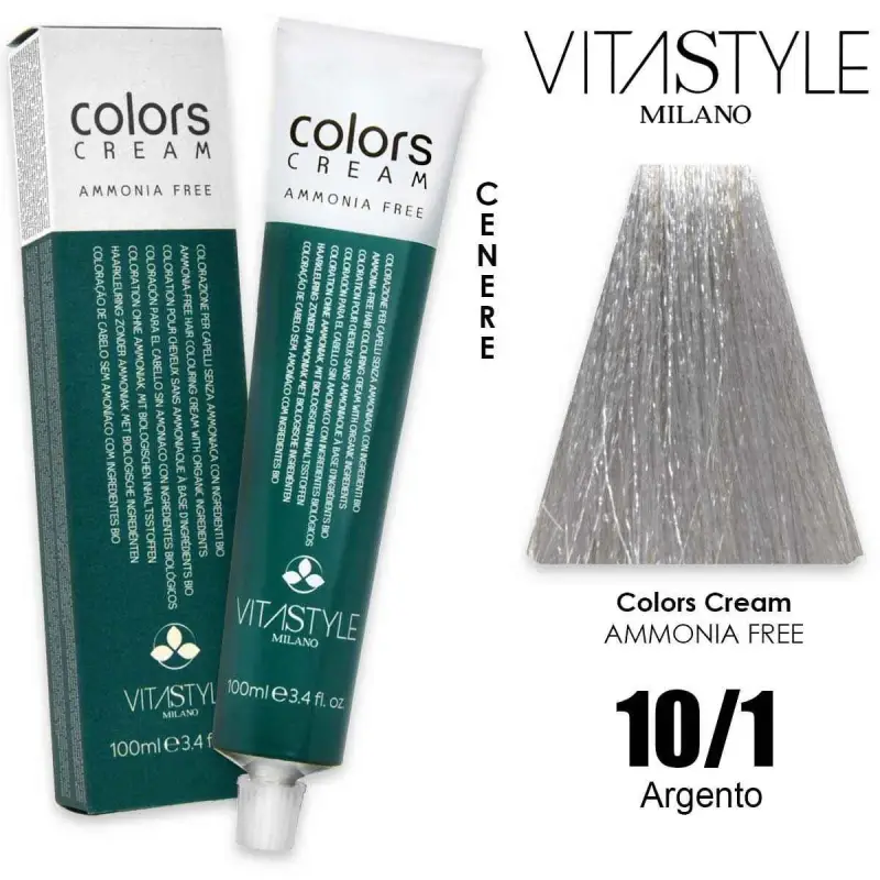 Tinta capelli in crema senza ammoniaca 100 ml 10.1