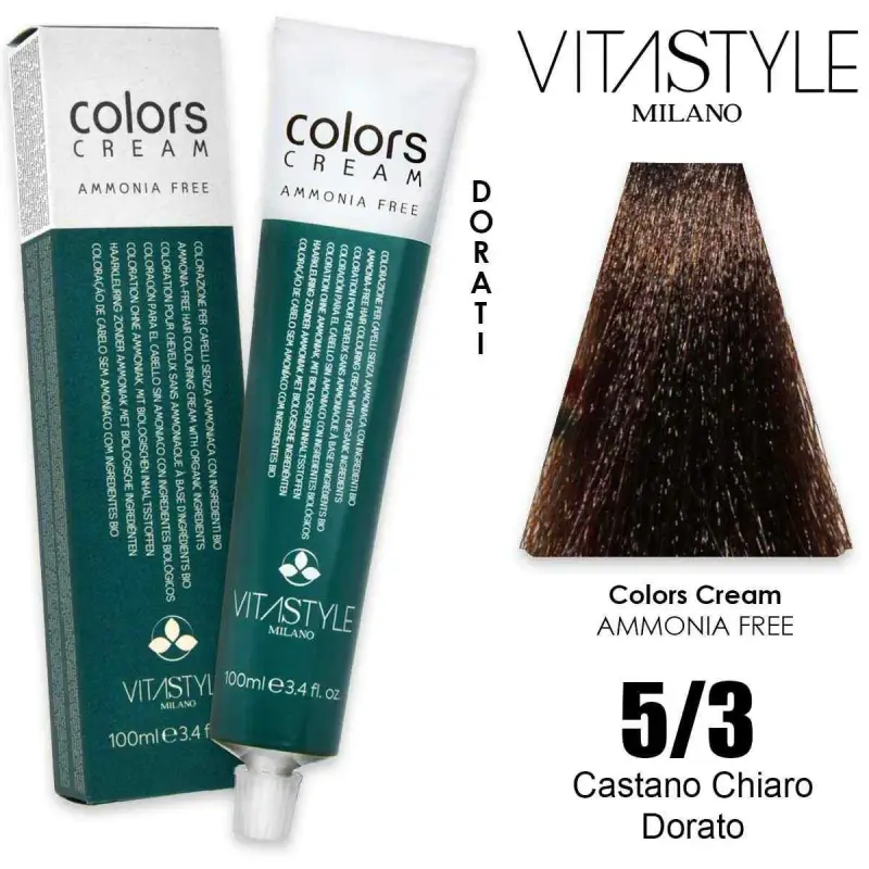 Tinta capelli in crema senza ammoniaca 100 ml 5.3