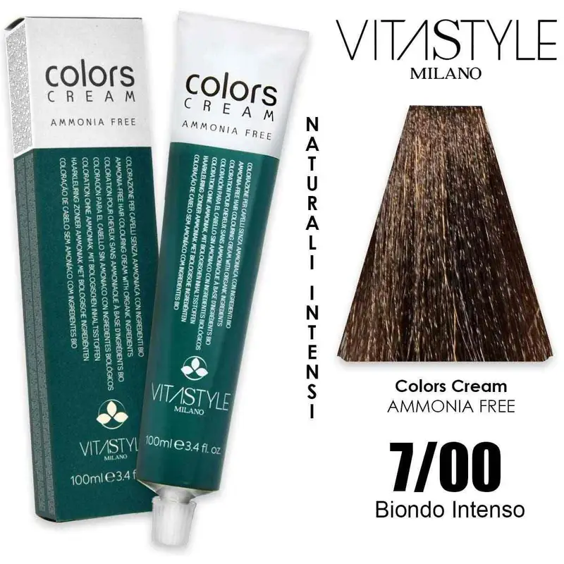 Tinta capelli in crema senza ammoniaca 100 ml 7.00