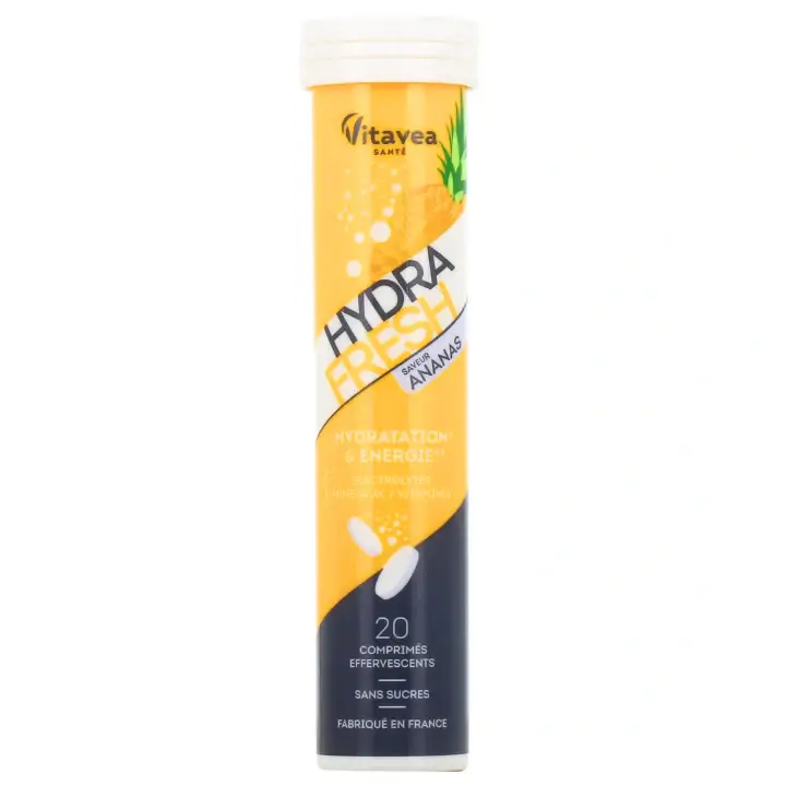 Hydra Fresh - Idratazione & Energia - Sapore Ananas - 20 compresse effervescenti