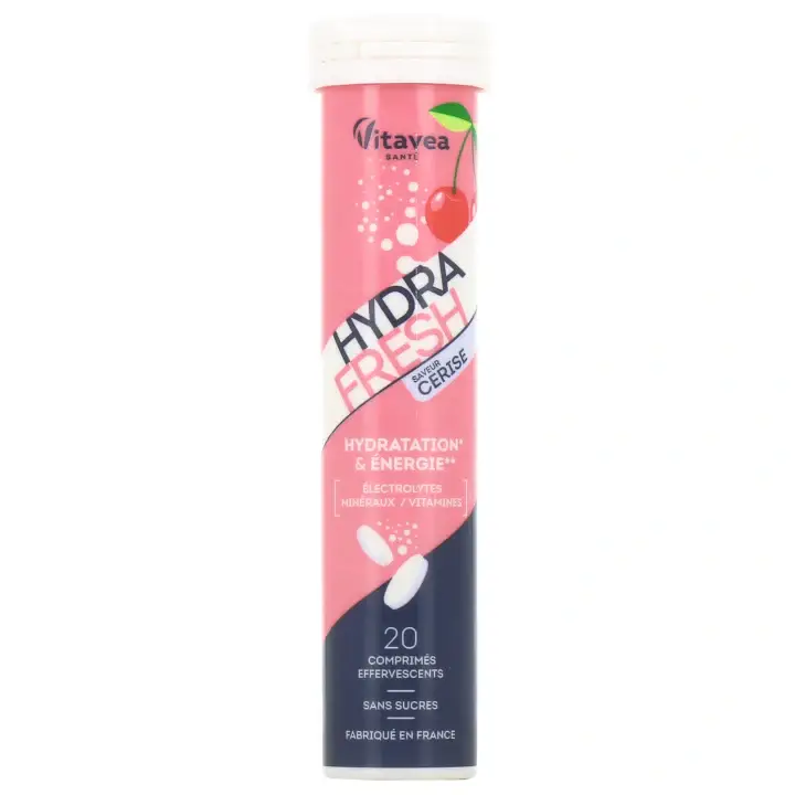 Hydra Fresh - Idratazione & Energia - Sapore Ciliegia - 20 compresse effervescenti