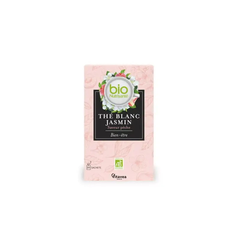 Salute BioNutrisanté Tè Bianco Gelsomino Sapore Pesca 20 bustine