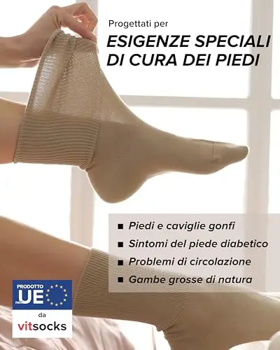 Vitsocks Calze Donna Nero 3091860 miniatura 2