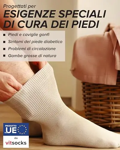 Vitsocks Calze Uomo Nero 3232796 miniatura 2