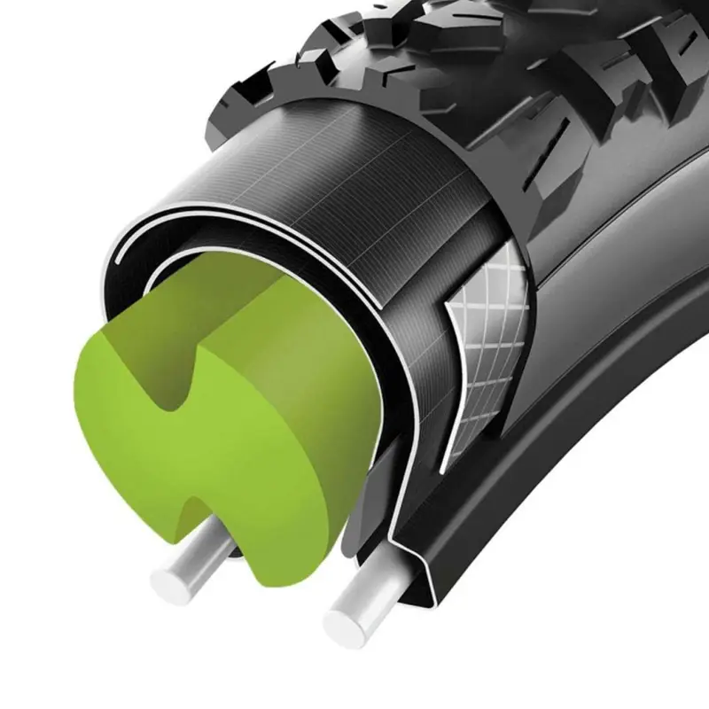 Inserti Pneumatici MTB 45mm Max 2 5 Singolo Verde TU