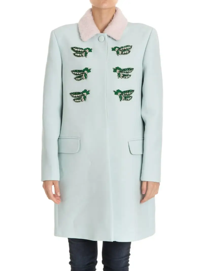 Cappotto Nara Azzurro