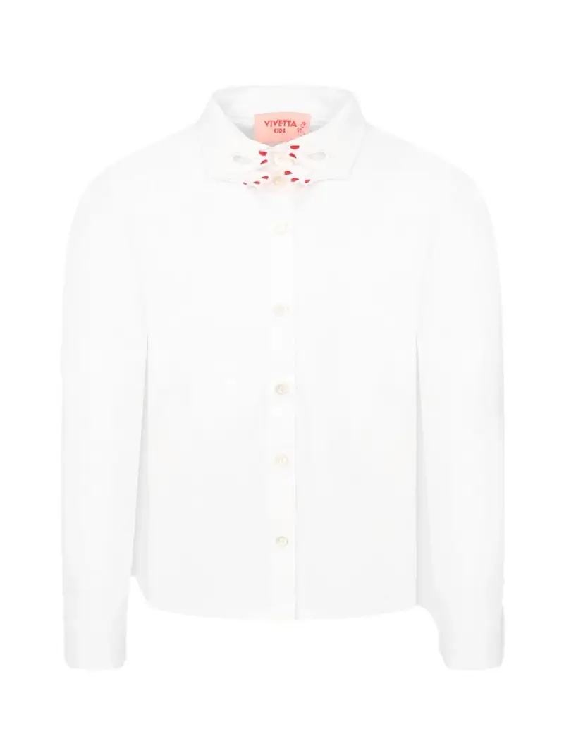 Camicia bianca con collo mani Bianco