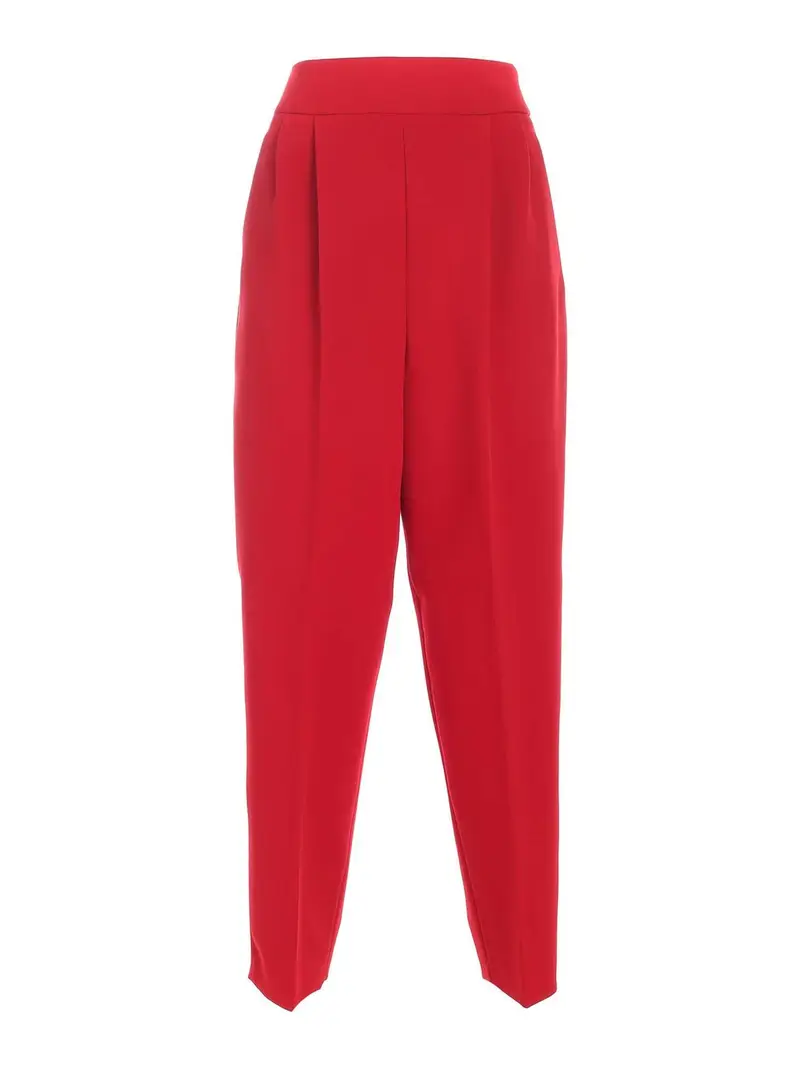 Pantaloni rossi con pinces Rosso