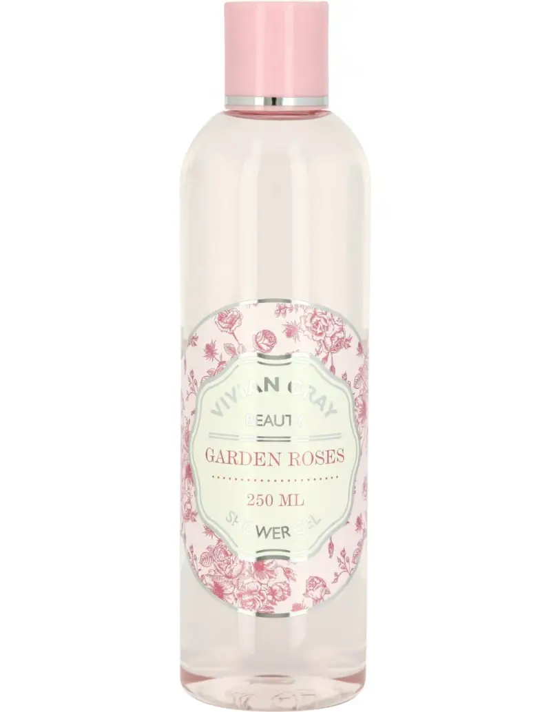 Naturals Garden Roses, gel doccia, per tutti i tipi di pelle, 250 ml