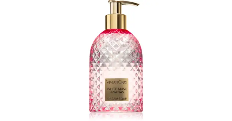 Sapone crema al muschio bianco e ananas - Sapone liquido cremoso per le mani - 300 ml