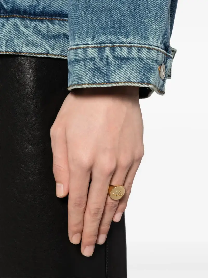 anello vivienne westwood ORO miniatura 2