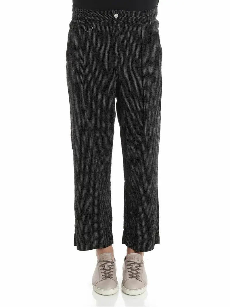 Pantalone crop nero