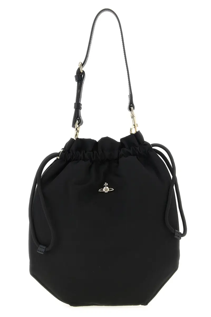 Borsa A Mano Drawstring Pouch Nero