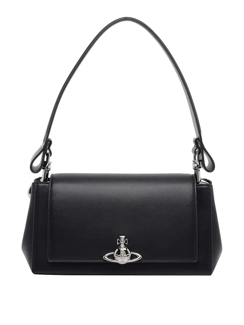 Borsa a spalla media color nocciola Nero