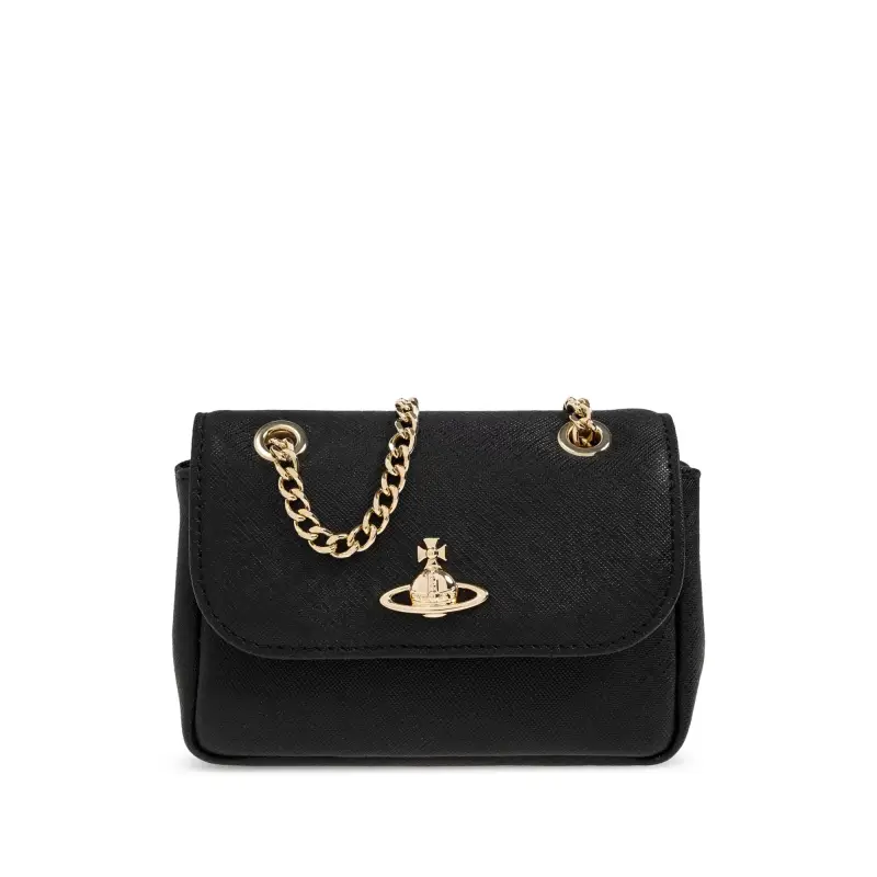 Borsa small purse chain nera