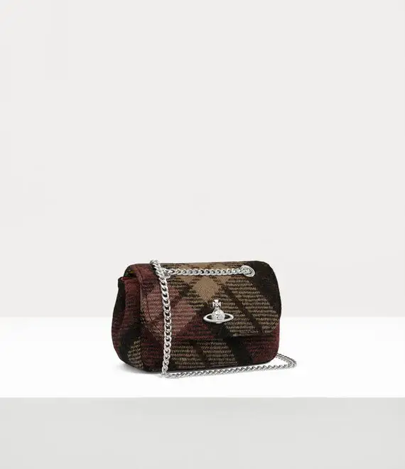 Borsa small purse in tartan miniatura 2