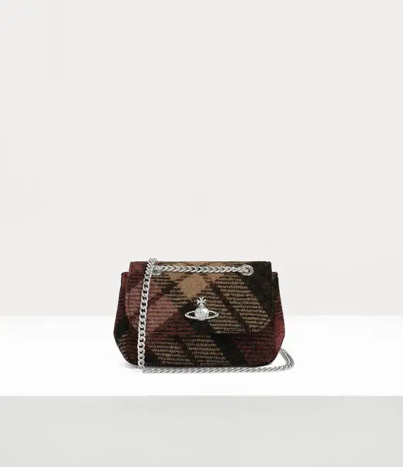 Borsa small purse in tartan